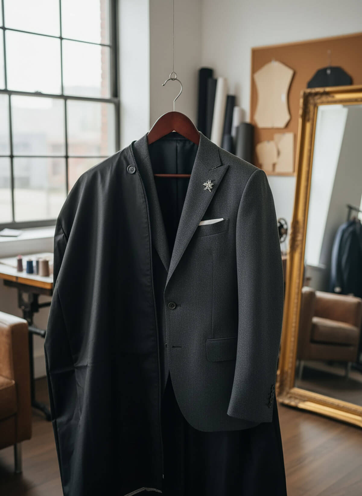 Atelier de confection masculine premium