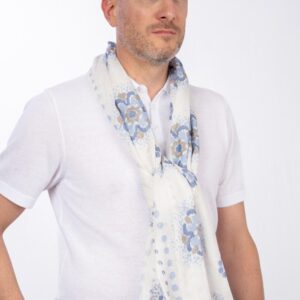 Foulard coton et lin